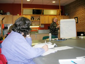 Me teaching at Willy St. Coop-East last fall