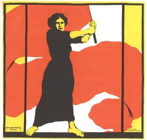 http://commons.wikimedia.org/wiki/File:Frauentag_1914_Heraus_mit_dem_Frauenwahlrecht.jpg