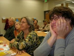 Listeners at a South Madison Story Night