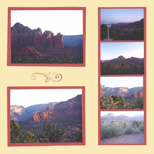 sedona sunrise pages - right