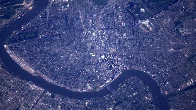 new orleans from international space station