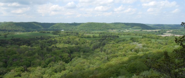 Wisconsin State Park System Wildcat Mountain State Park. Vista from the top of the park. Source: DNR.gov