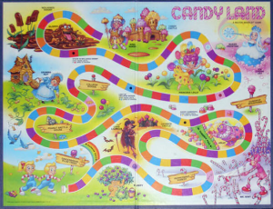 Candyland, Milton Bradley https://spokenlanguagefun.wordpress.com/2015/03/27/using-generic-game-boards/